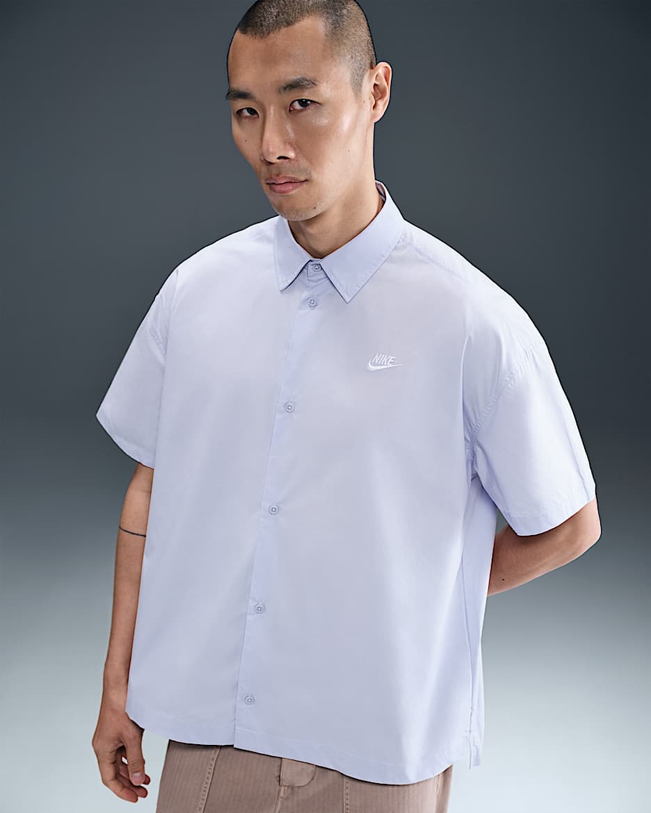 NIKE　ナイキ　ボタンシャツ　半袖シャツ　ショートスリーブ　ナイキクラブ NIKE公式】ナイキ クラブ メンズ ショートスリーブ ボタンダウン
